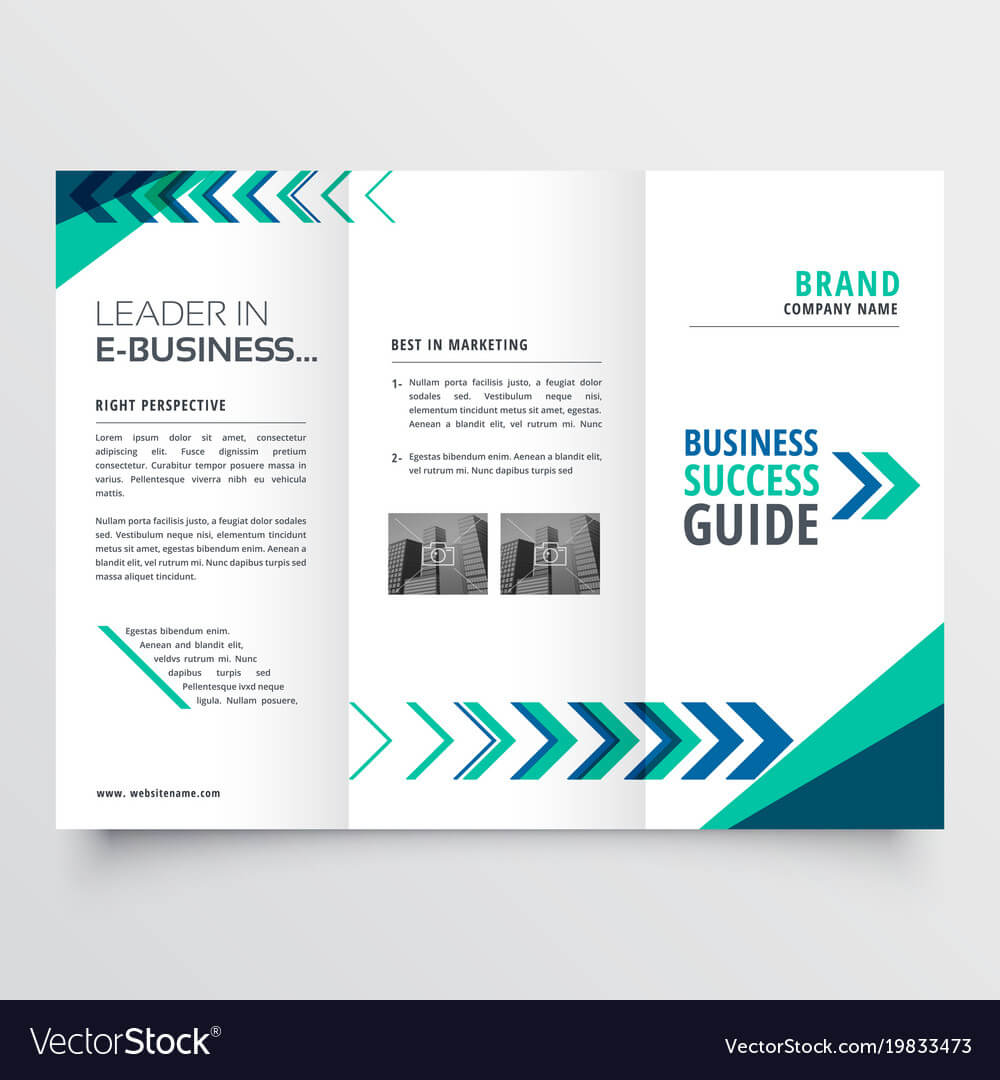 019 Business Tri Fold Brochure Template Design With Vector Within Free Illustrator Brochure Templates Download