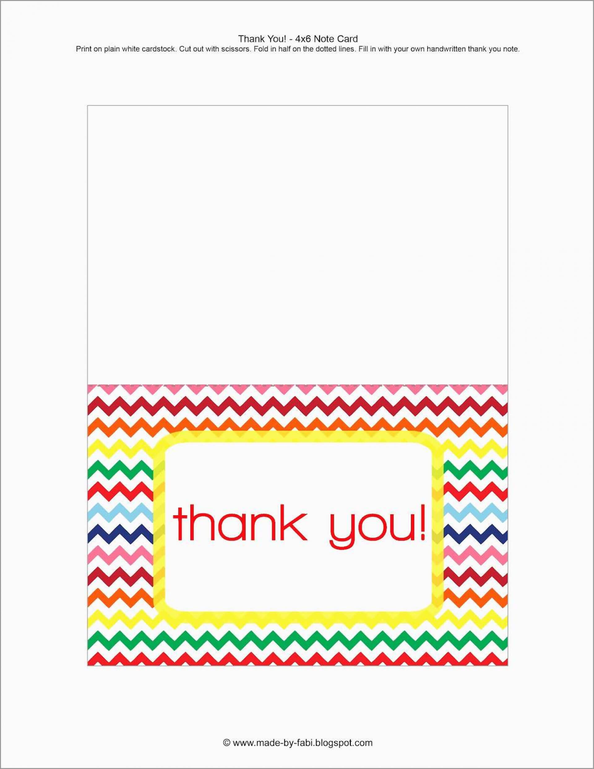 019 Free Printable Thank You Note Card Templates With Regard To Thank You Note Card Template