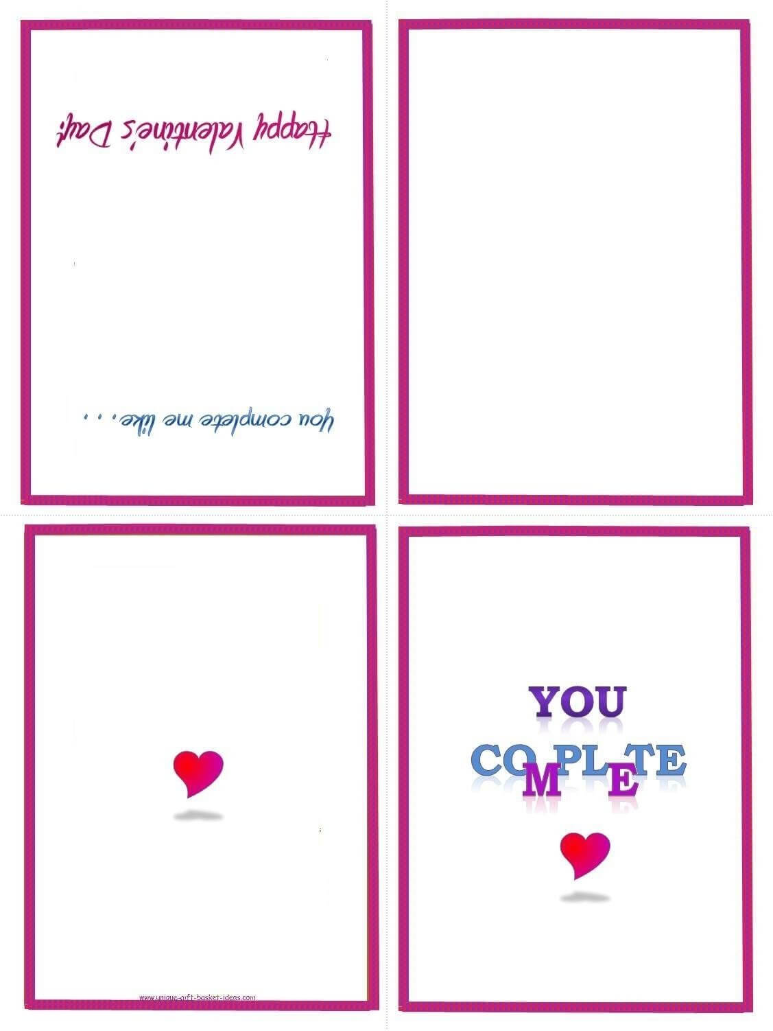 019 Quarter Fold Card Template Photoshop Printable Folding With Foldable Birthday Card Template