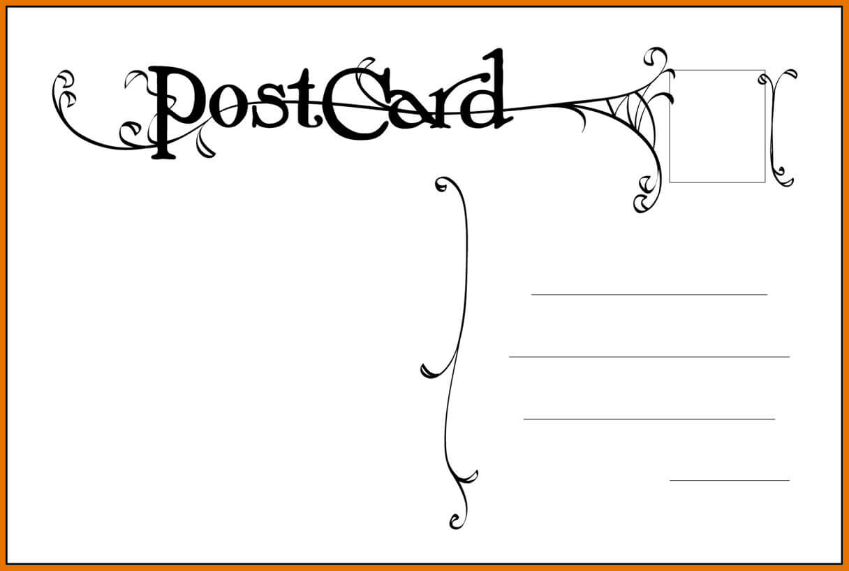 019 Template Ideas Blank Postcard Free Word Inside Intended For Free Blank Postcard Template For Word