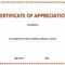 020 Army Certificate Of Achievement Template Microsoft Word Regarding Template For Certificate Of Appreciation In Microsoft Word