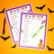 020 Halloween Word Scramble For Kids And Adults Template Inside Halloween Certificate Template