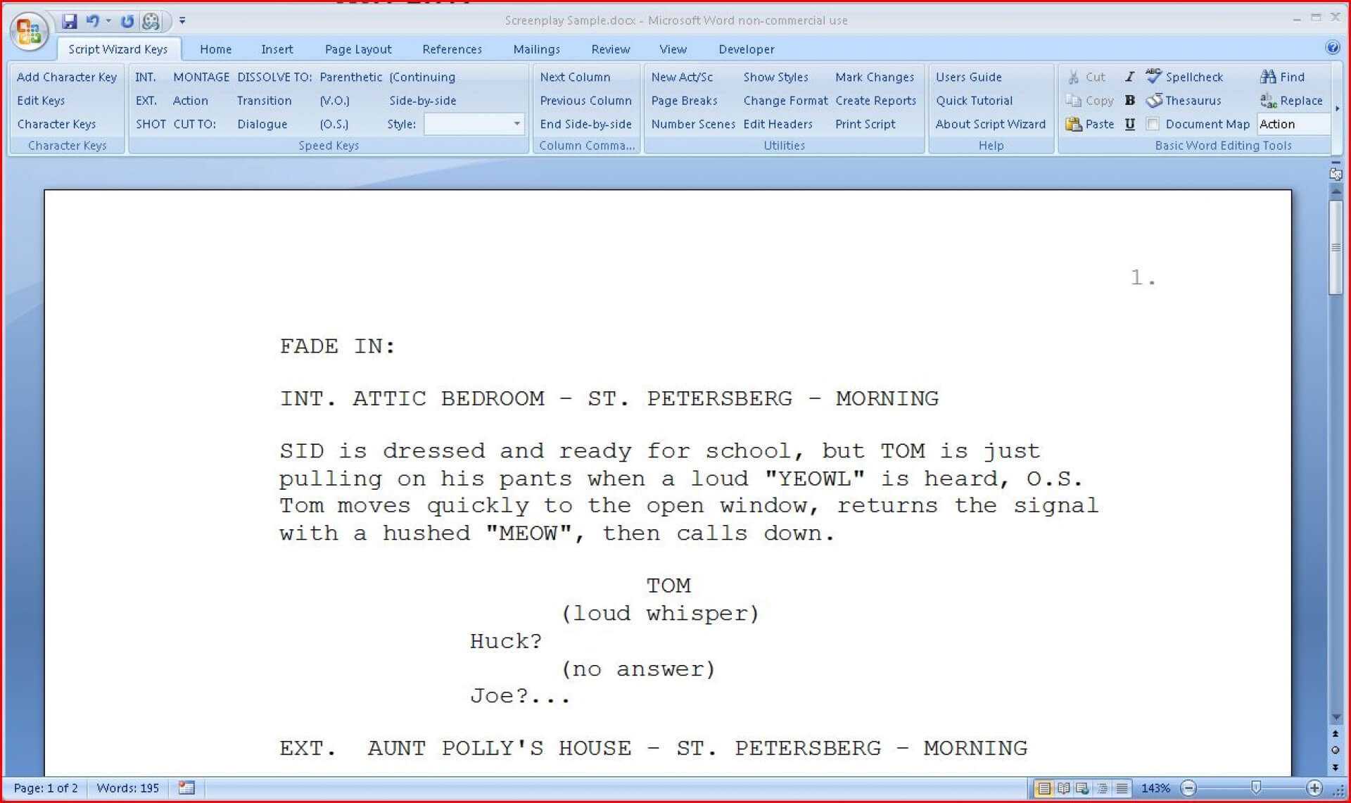 020 Microsoft Word Screenplay Template Ideas Format For Microsoft Word Screenplay Template