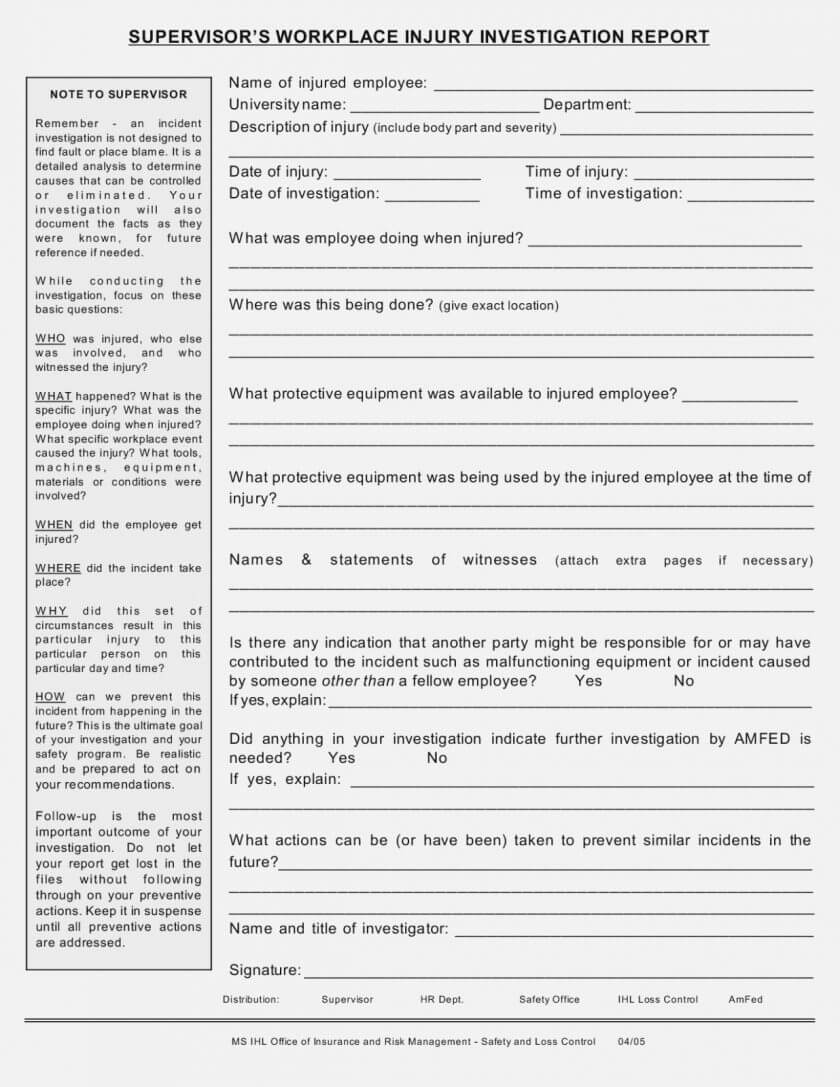 020 Vehicle Accident Report Form Template Uk Ideas Awesome Intended For Workplace Investigation Report Template
