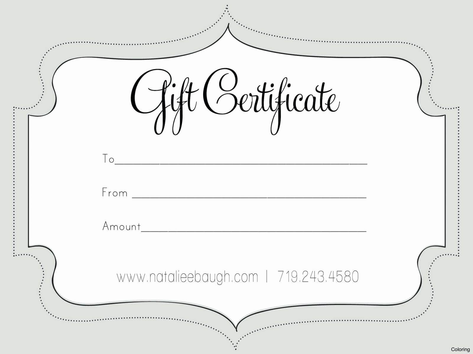 022 Gift Registry Card Template Free New Nail Certificate Inside Nail Gift Certificate Template Free