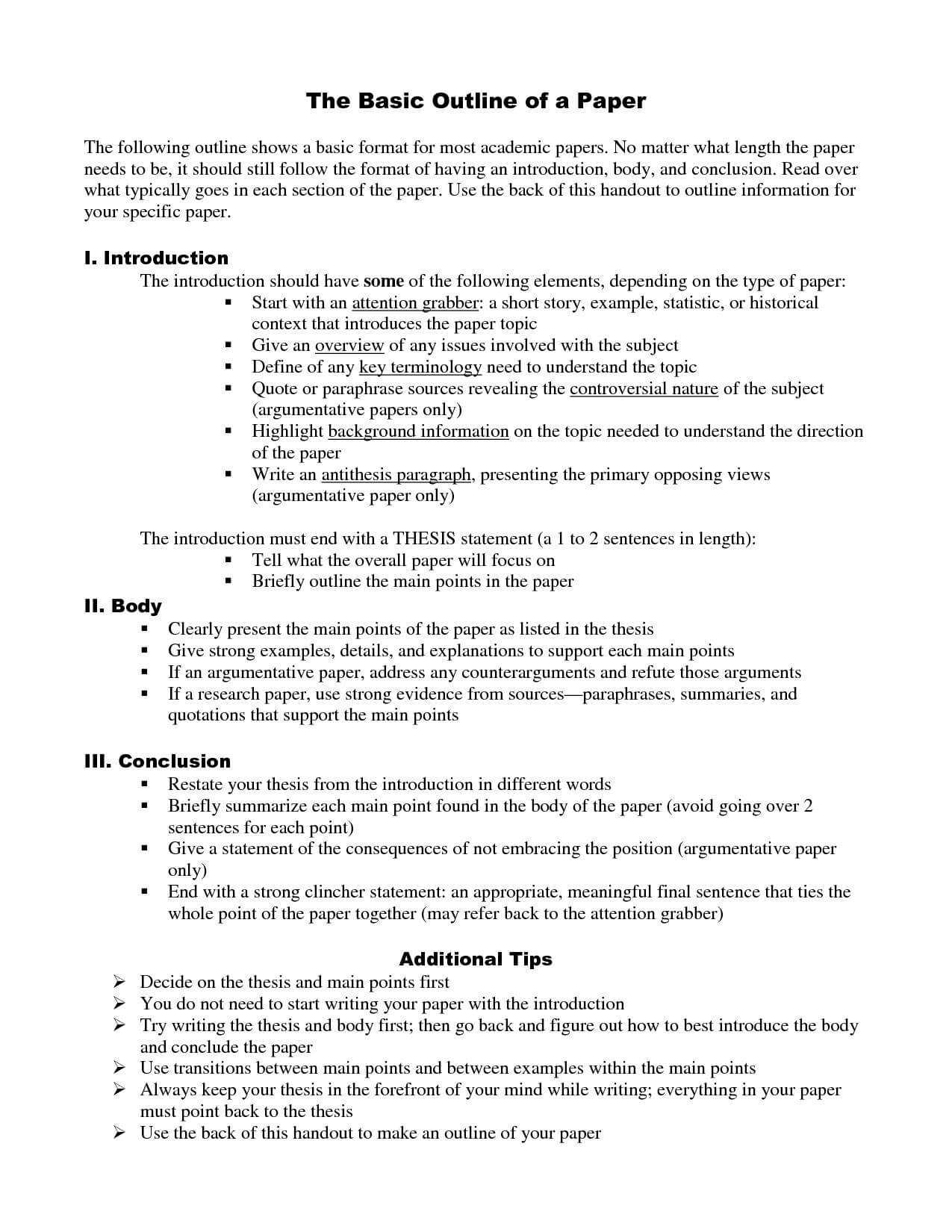 apa format for research report