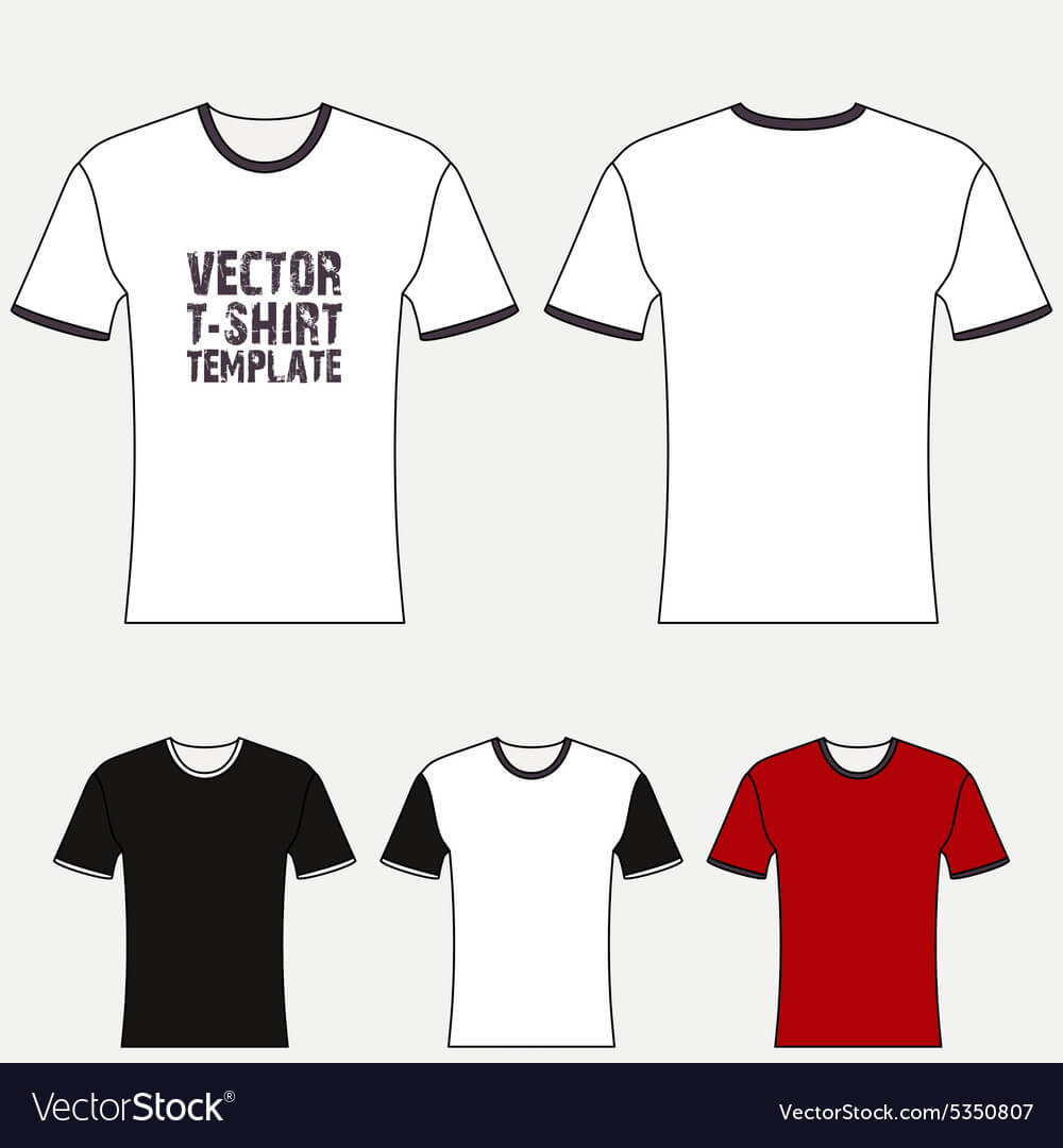 022 T Shirt Template Design Blank Vector Outstanding Ideas With Regard To Blank T Shirt Design Template Psd