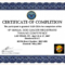 023 Certificate Of Completion For Ojt Format Example Sample Inside Certificate Of Completion Word Template