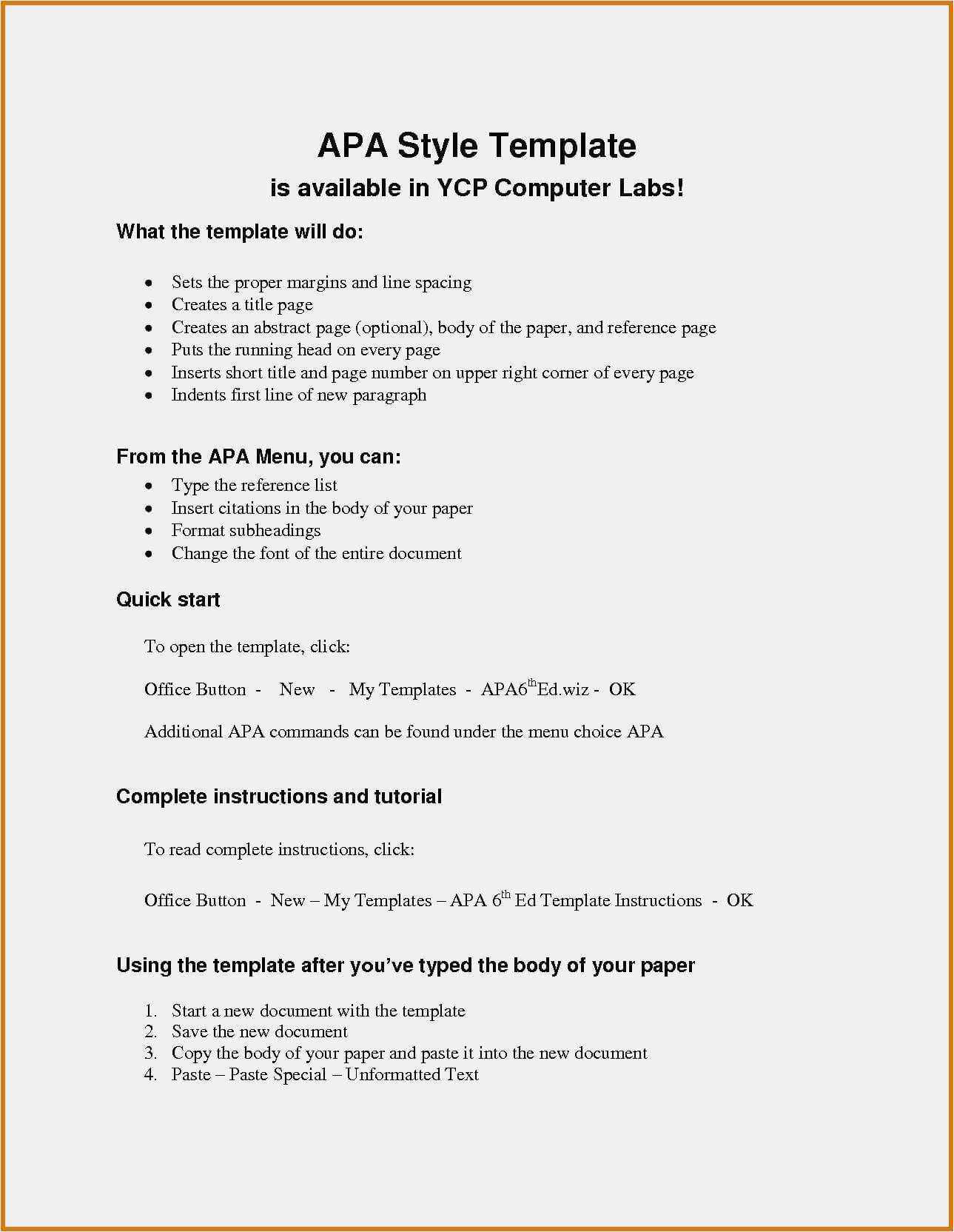 024 Apa Reference Page Template Word Style Paper Format Intended For Apa Template For Word 2010