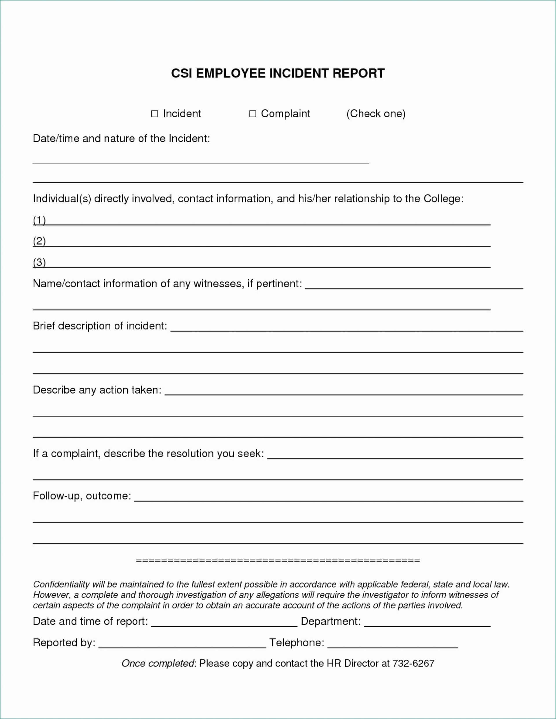 024 Employee Injury Report Form Template Advanced Best S Of Pertaining To Injury Report Form Template