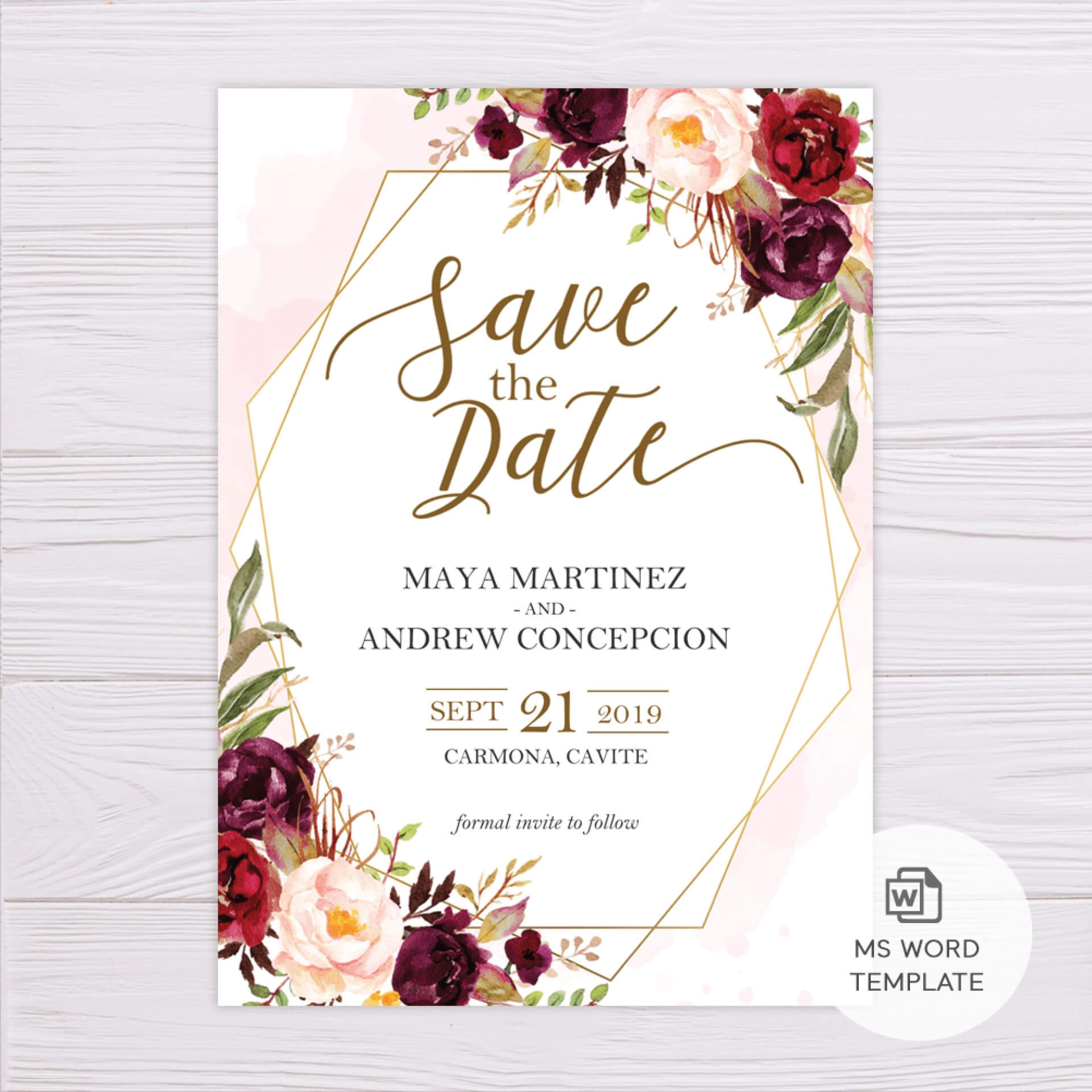 024 Logic Model Template Save The Date Templates Word Best With Regard To Save The Date Templates Word