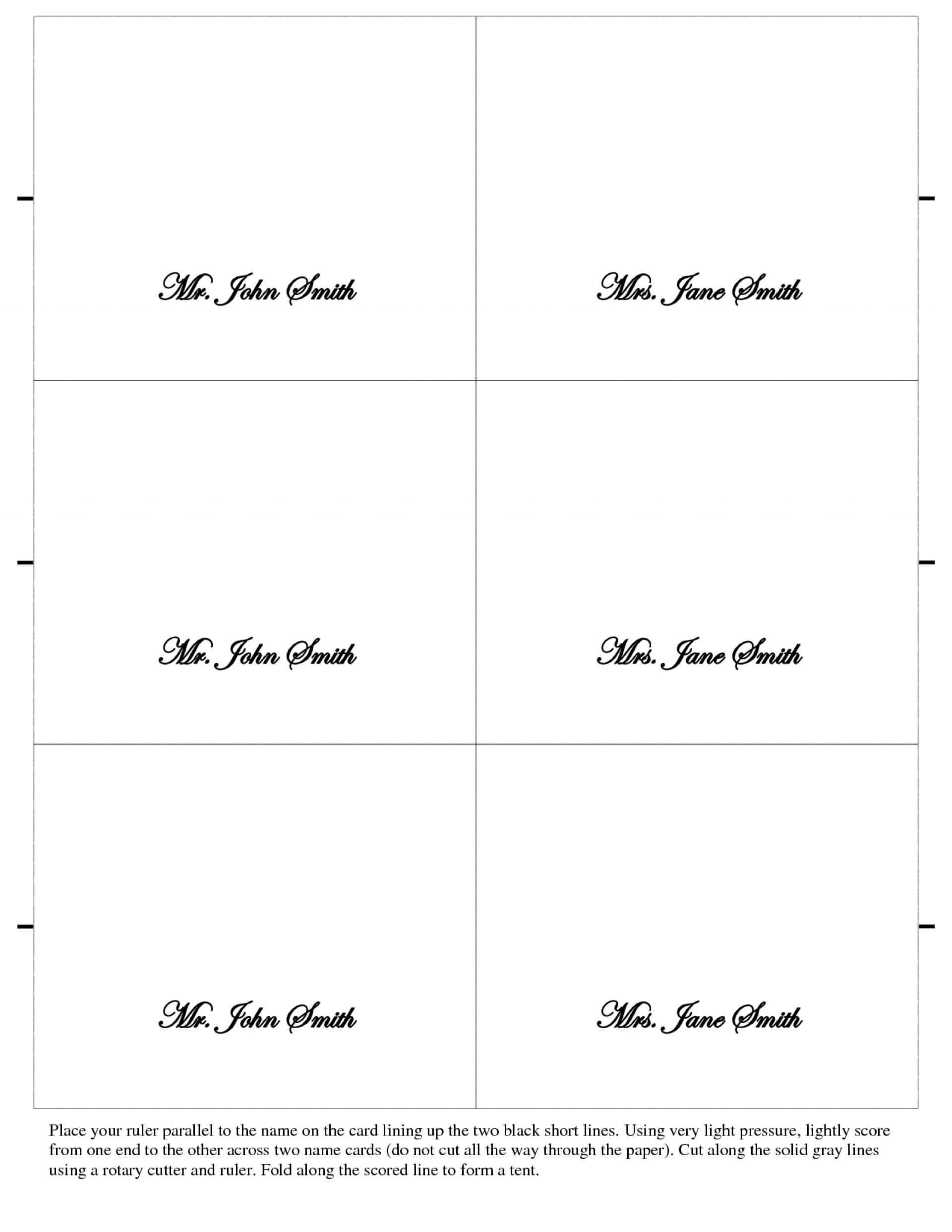 024 Template Ideas Marble Place Card Names Free Printable With Free Place Card Templates Download