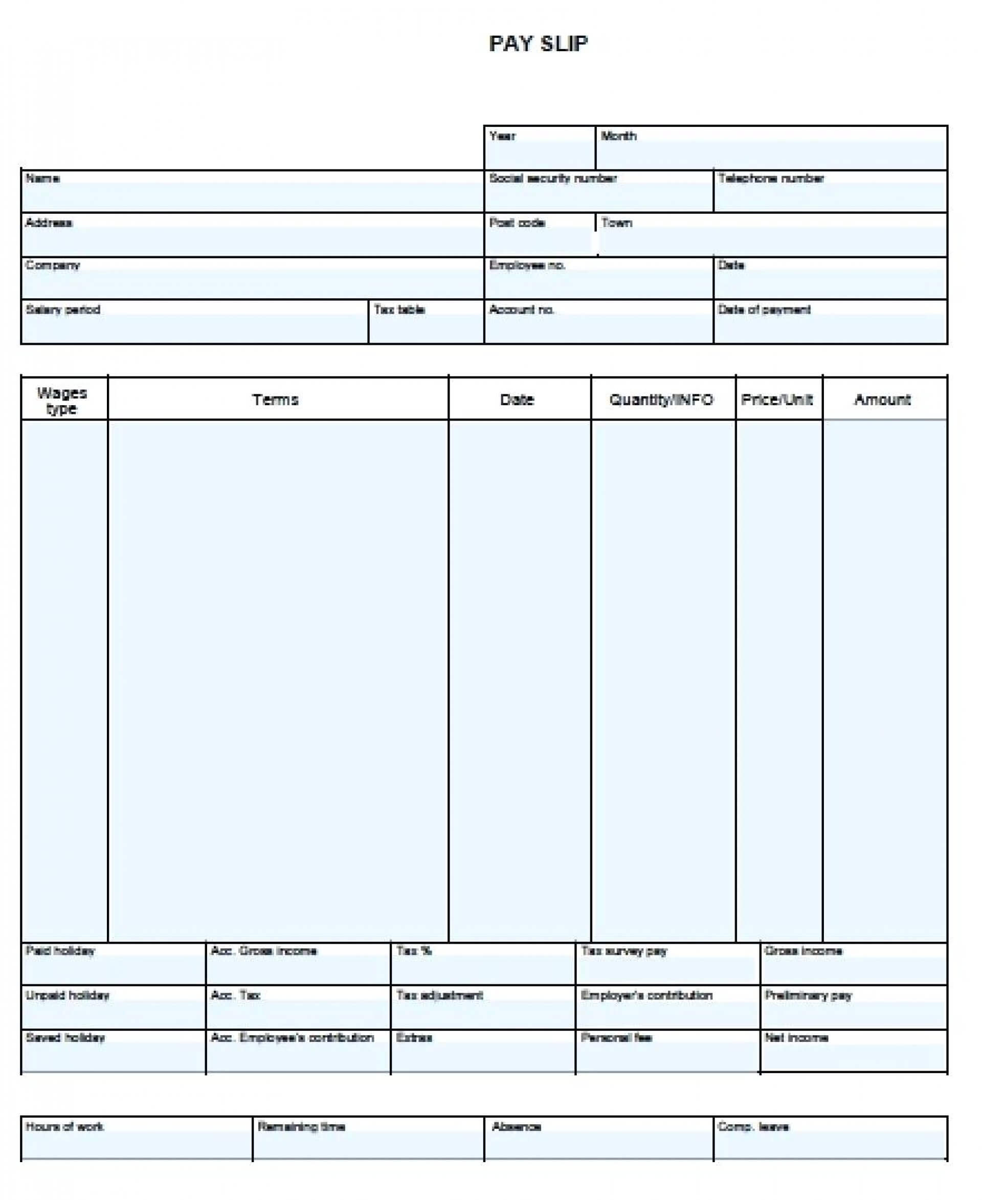 025 Free Pay Stub Template Microsoft Word Ideas Check Blank Intended For Blank Pay Stub Template Word