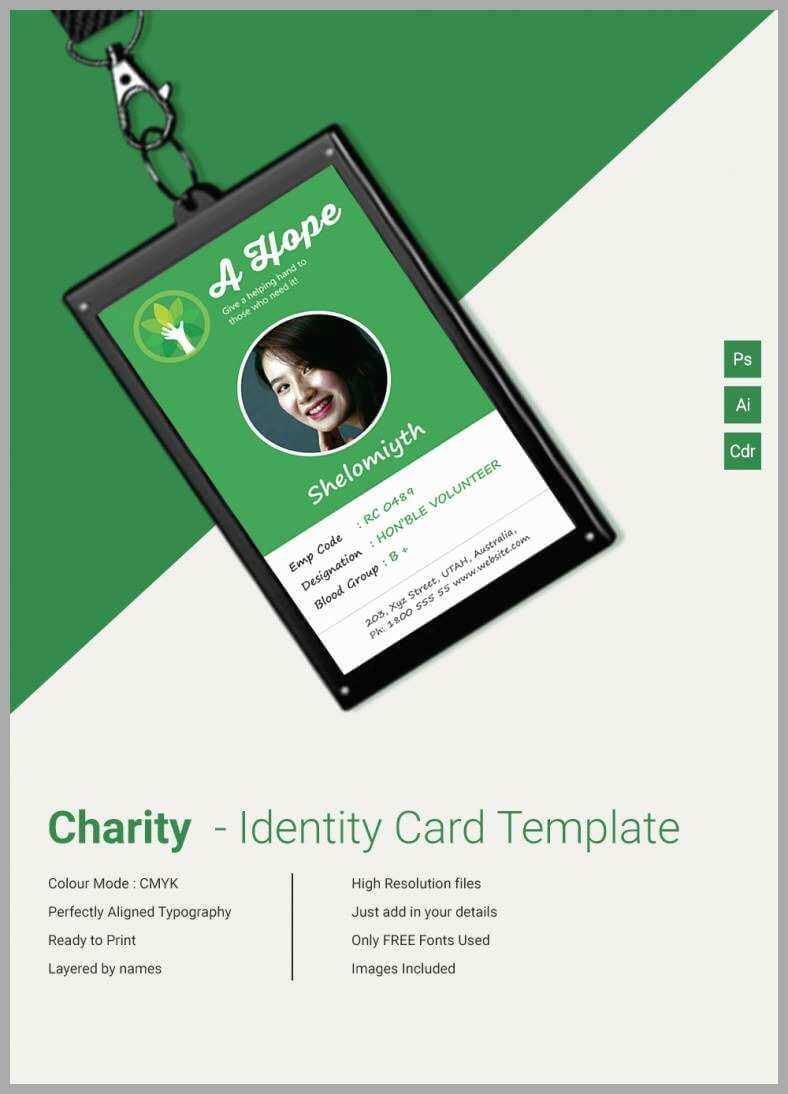 025 Free Printable Vertical Id Cards Templates Student Card Pertaining To Portrait Id Card Template