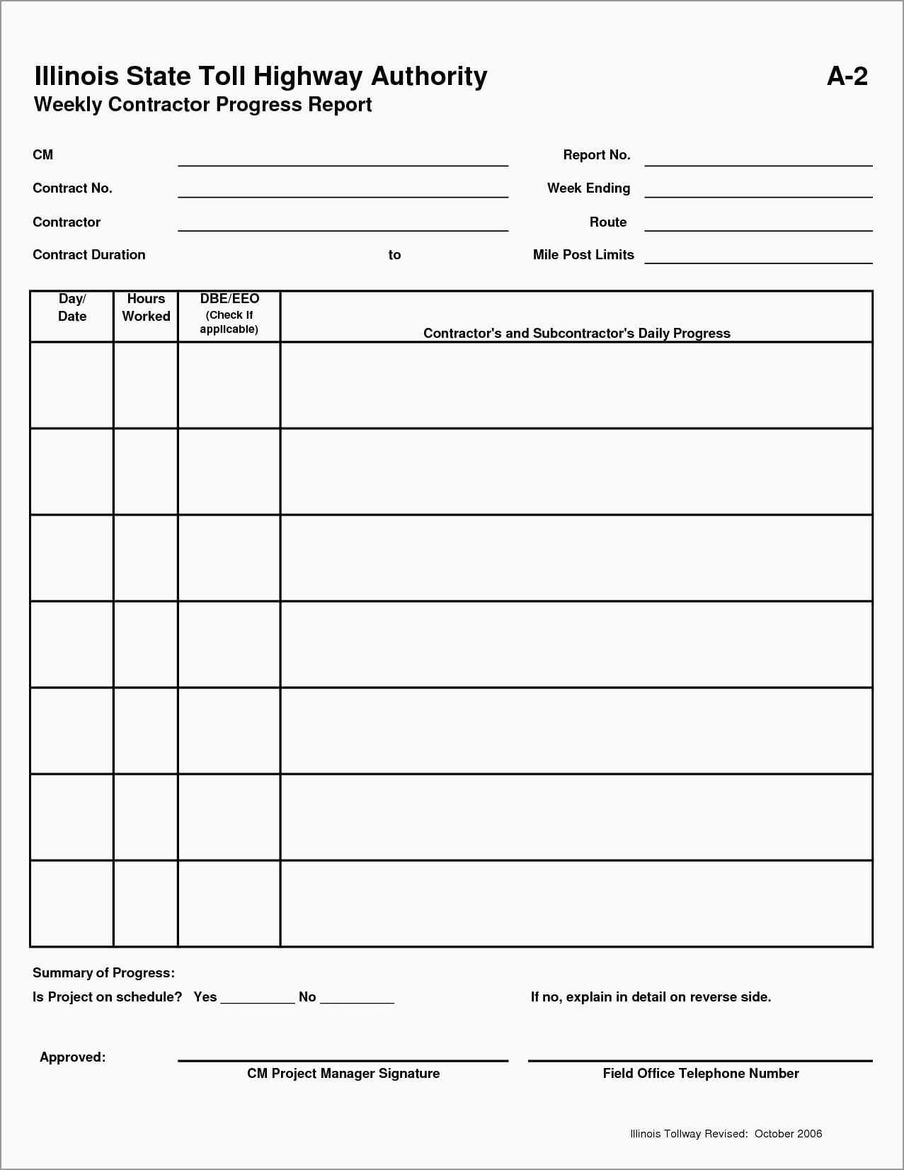 026 Construction Daily Report Template Free Astonishing Regarding Construction Daily Progress Report Template