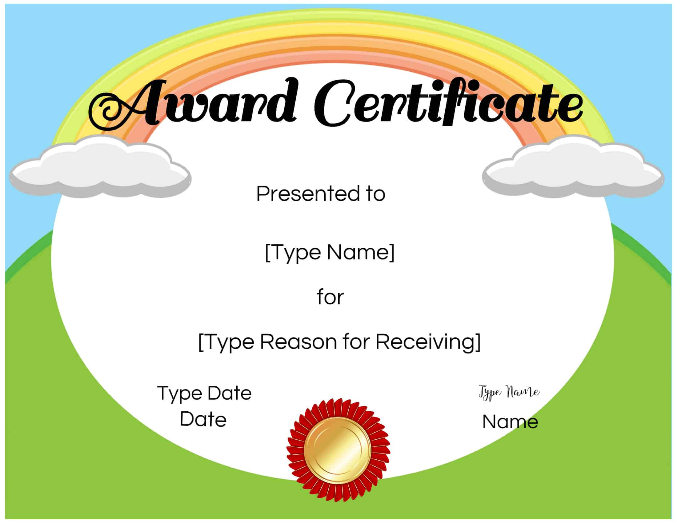 026 Free Templates For Certificates Certificate Kids With Regard To Free Kids Certificate Templates