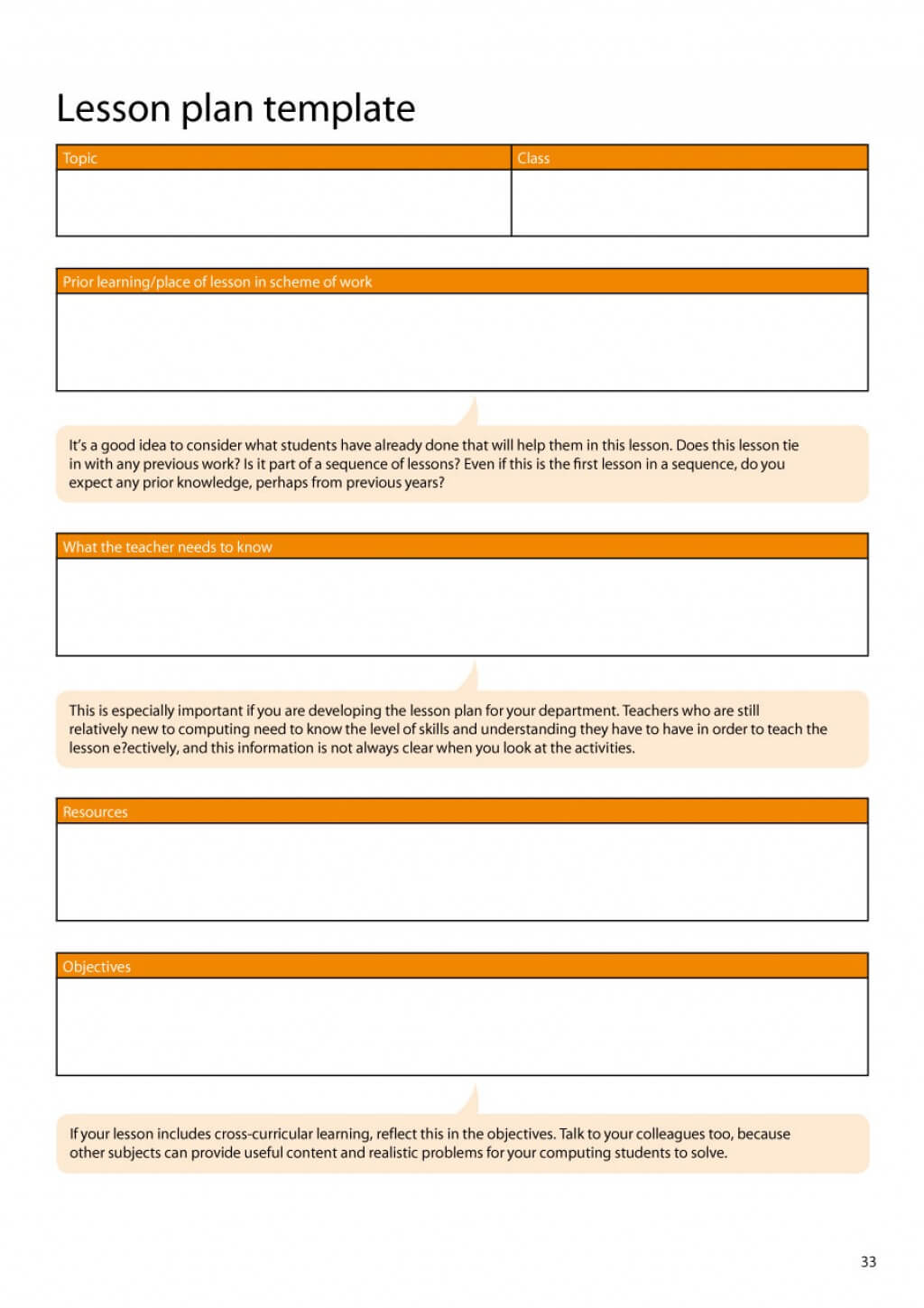027 Lesson Plan Template For Elementary School Teachers Pertaining To Blank Scheme Of Work Template