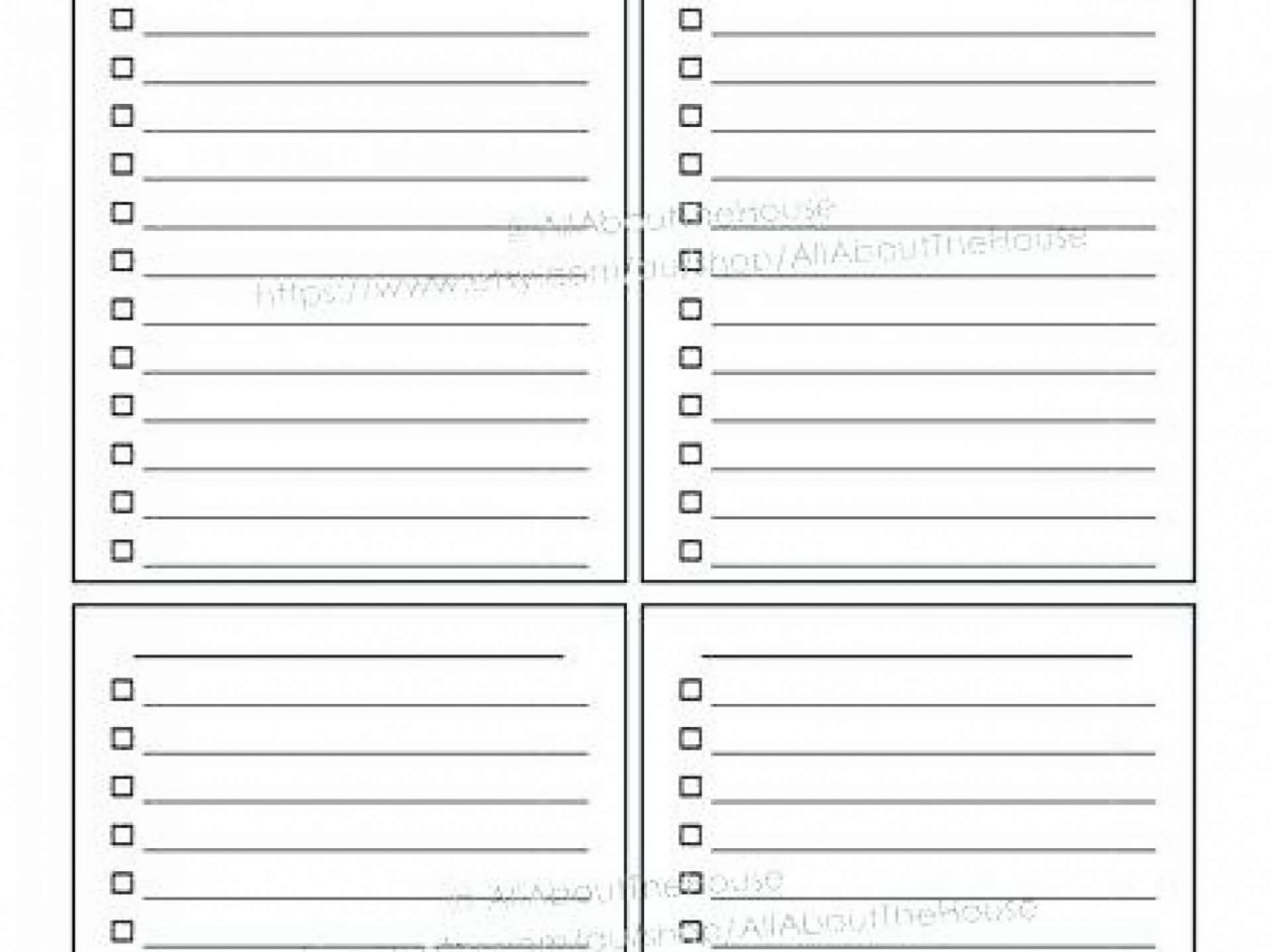 027 Template Ideas To Do Checklist Phenomenal Free Printable Regarding Blank Checklist Template Pdf