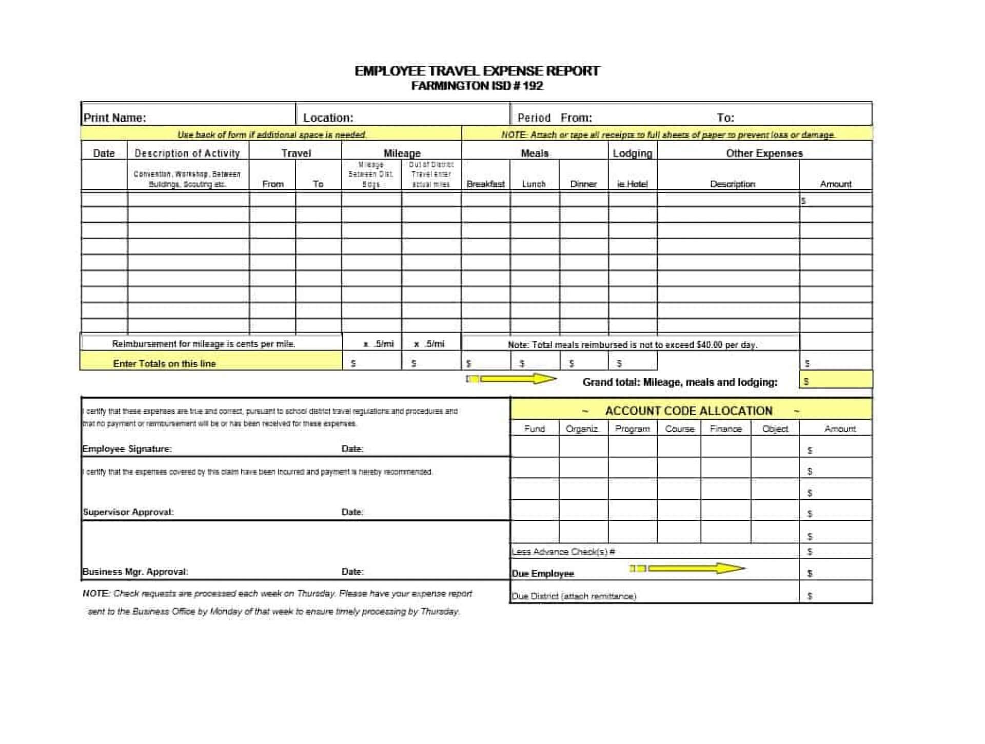 028 Monthly Expense Report Template Word Event Expenses throughout