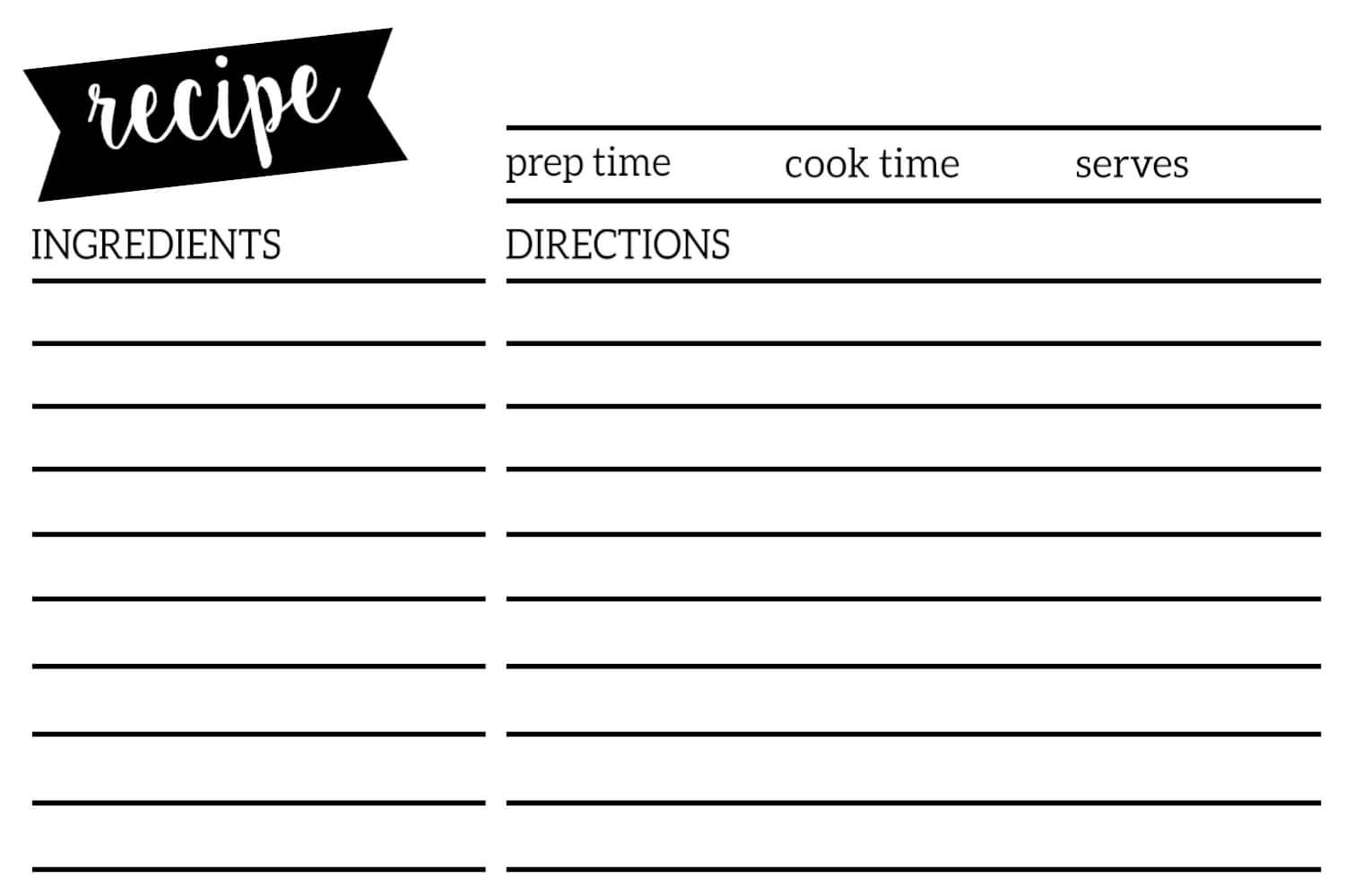 028 Printable Recipe Card Template 4X6 Free Id Cards Inside 4X6 Photo Card Template Free