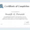 029 Make Up Course Completed Certificate Template Makeup Inside Class Completion Certificate Template