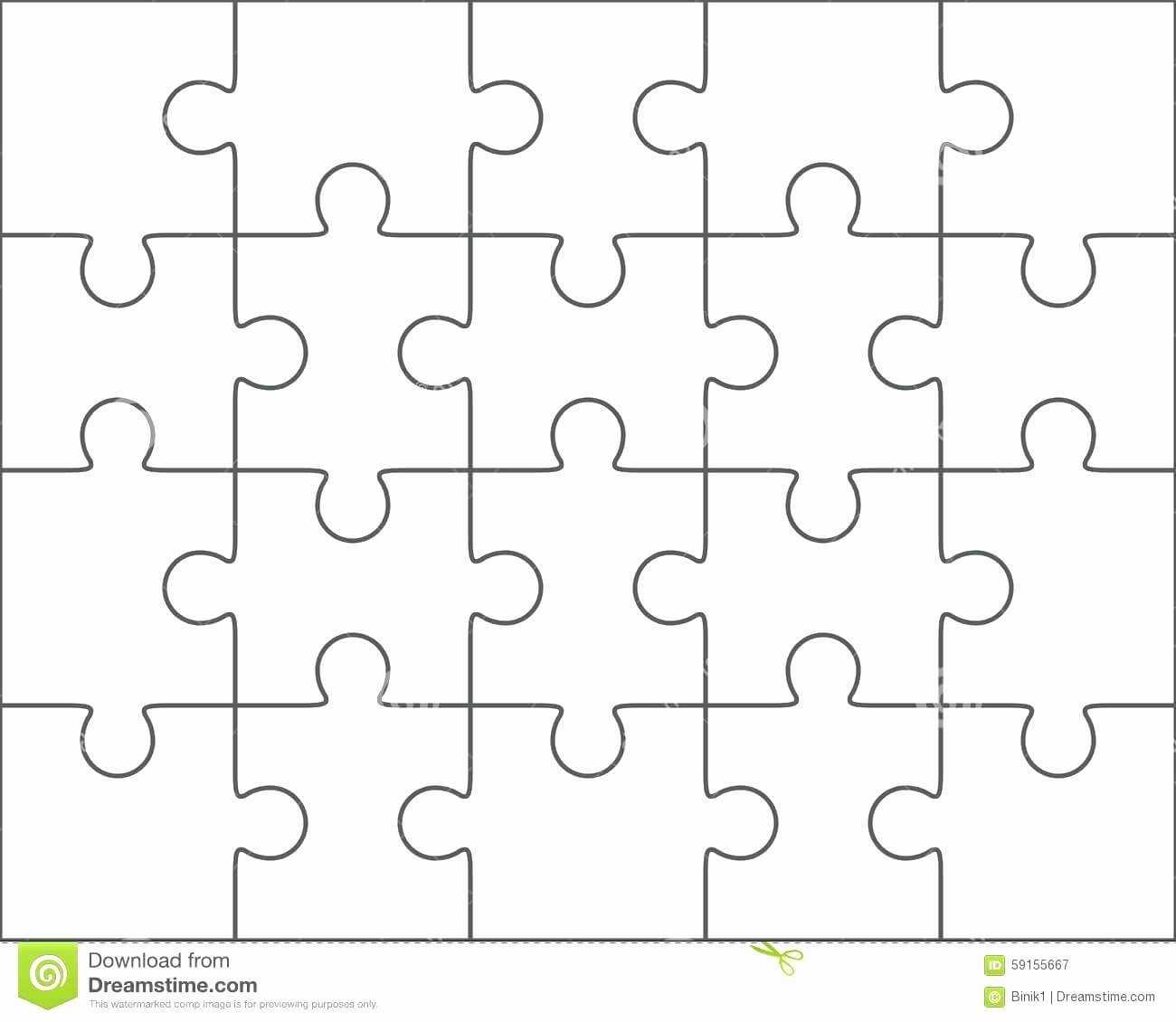 030 Puzzle Pieces Template For Word Best Of Piece Intended Intended For Jigsaw Puzzle Template For Word