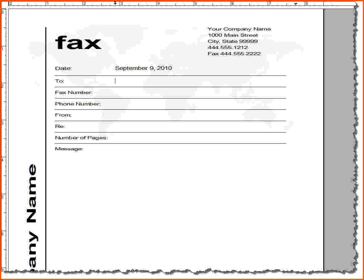 030 Template Ideas Fax Cover Sheet Word Default Templates In Regarding Fax Template Word 2010