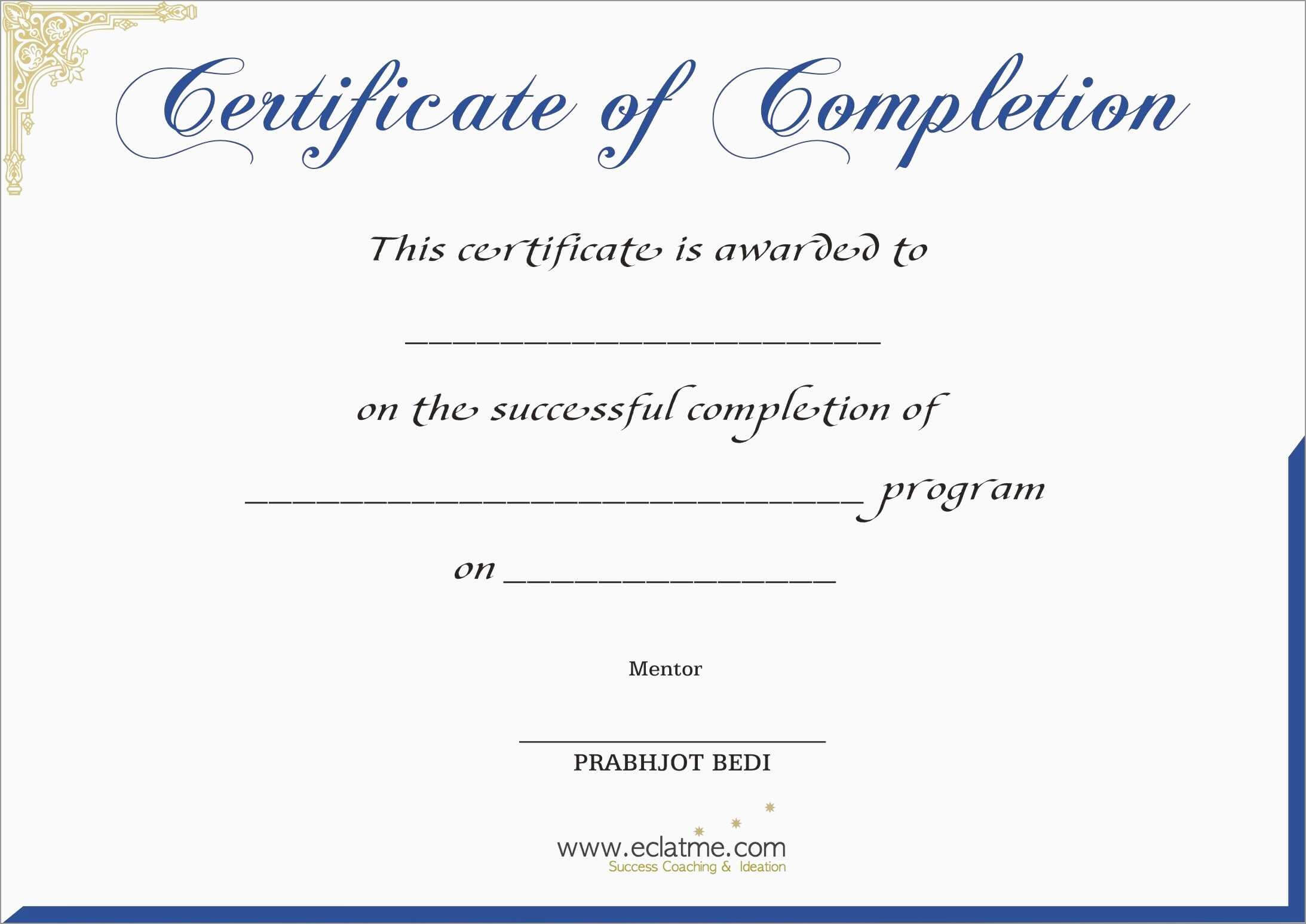 030 Template Ideas Free Certificate Of Completion Printable Regarding Premarital Counseling Certificate Of Completion Template