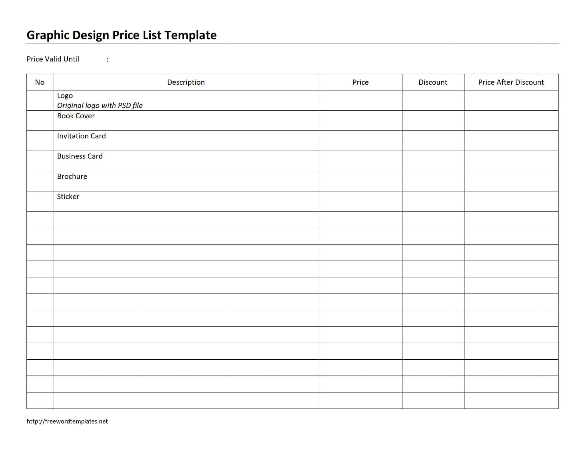 030 Template Ideas Word Price List Archiveswordtemplates Intended For Proof Of Delivery Template Word