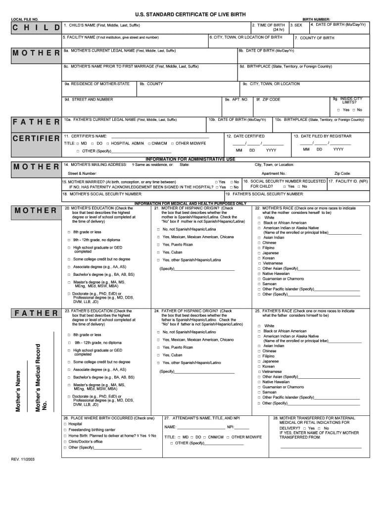 033 Large Free Birth Certificate Template Impressive Ideas Inside Uscis Birth Certificate Translation Template