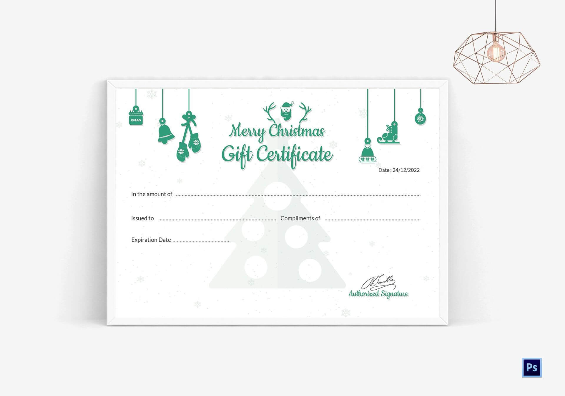 037 Photography Gift Certificate Template Photoshop Free In Merry Christmas Gift Certificate Templates