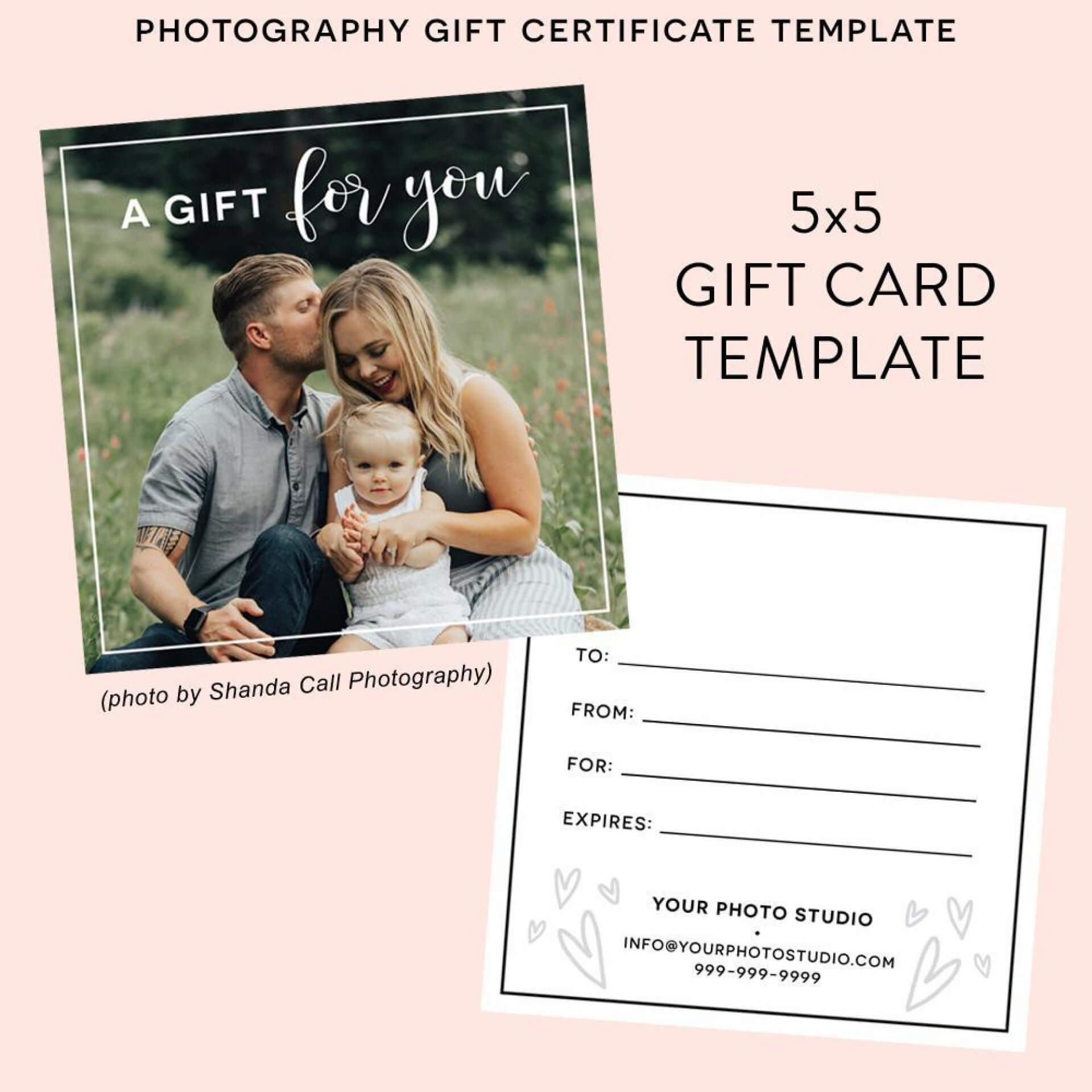 038 Photography Gift Certificate Template Photoshop Free With Free Photography Gift Certificate Template