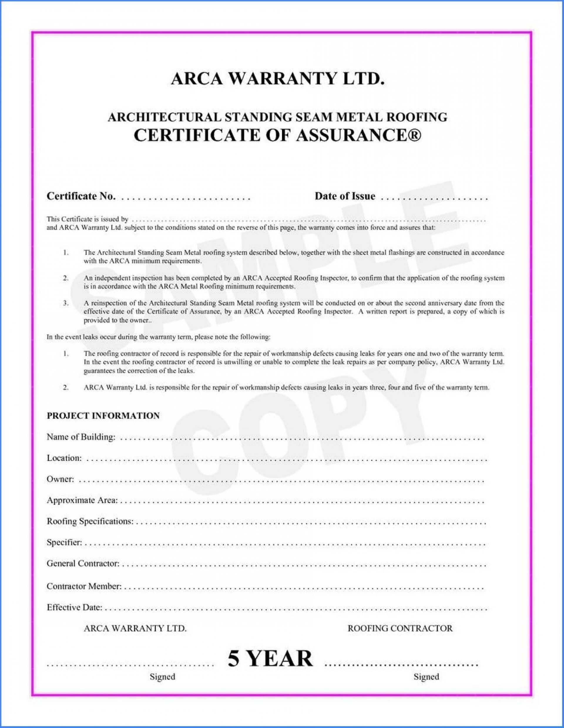 038 Template Ideas Certificate Of Final Completion Form For With Construction Certificate Of Completion Template