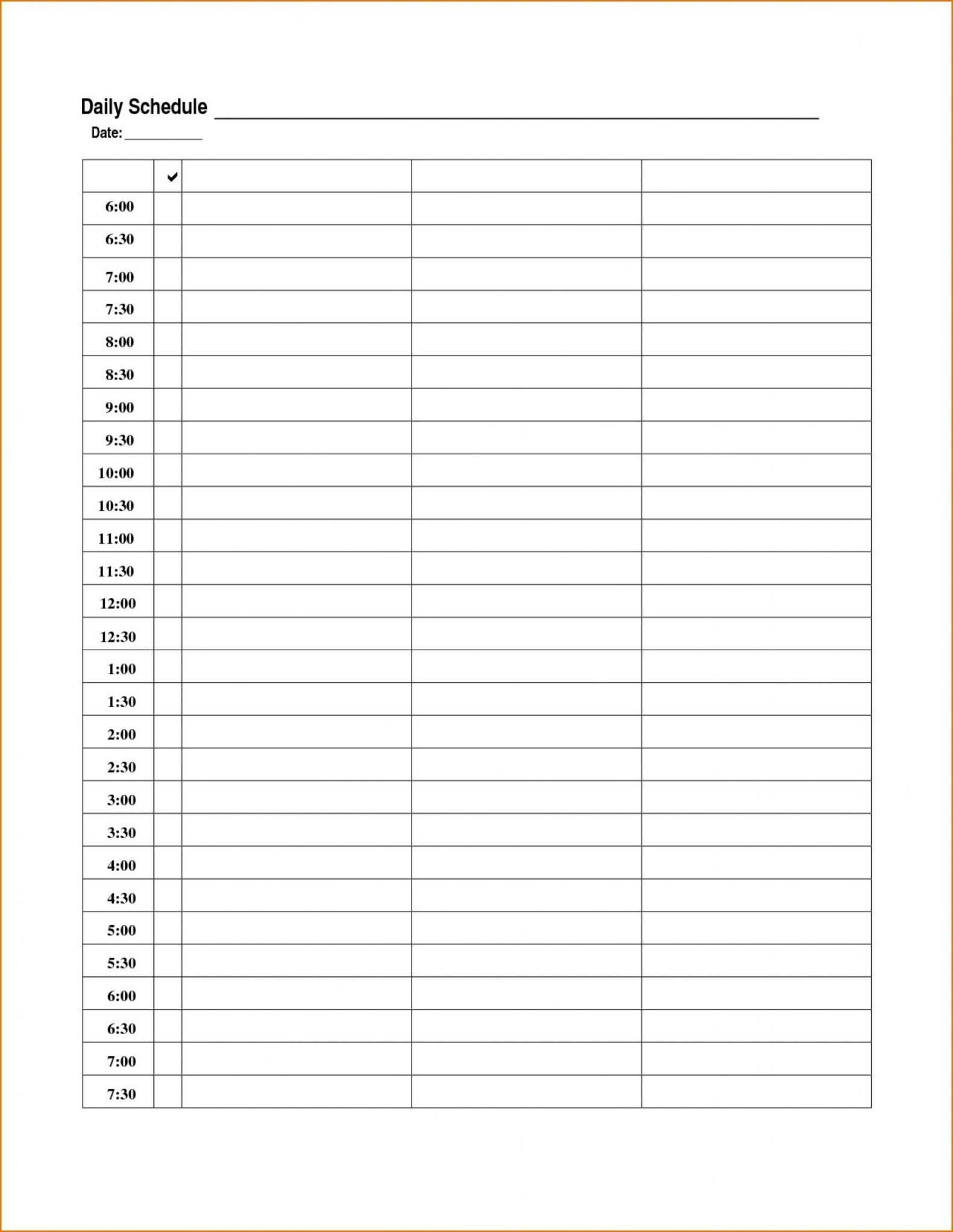 Template Ideas Daily Schedule Printable Pdf Surprisin - vrogue.co