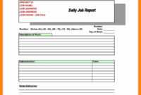 045 Daily Project Report Format Machine Breakdown Template regarding Machine Breakdown Report Template