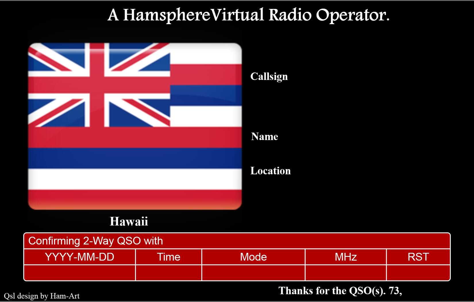 05 | November | 2012 | Kd0Pnp Ham Radio Intended For Qsl Card Template