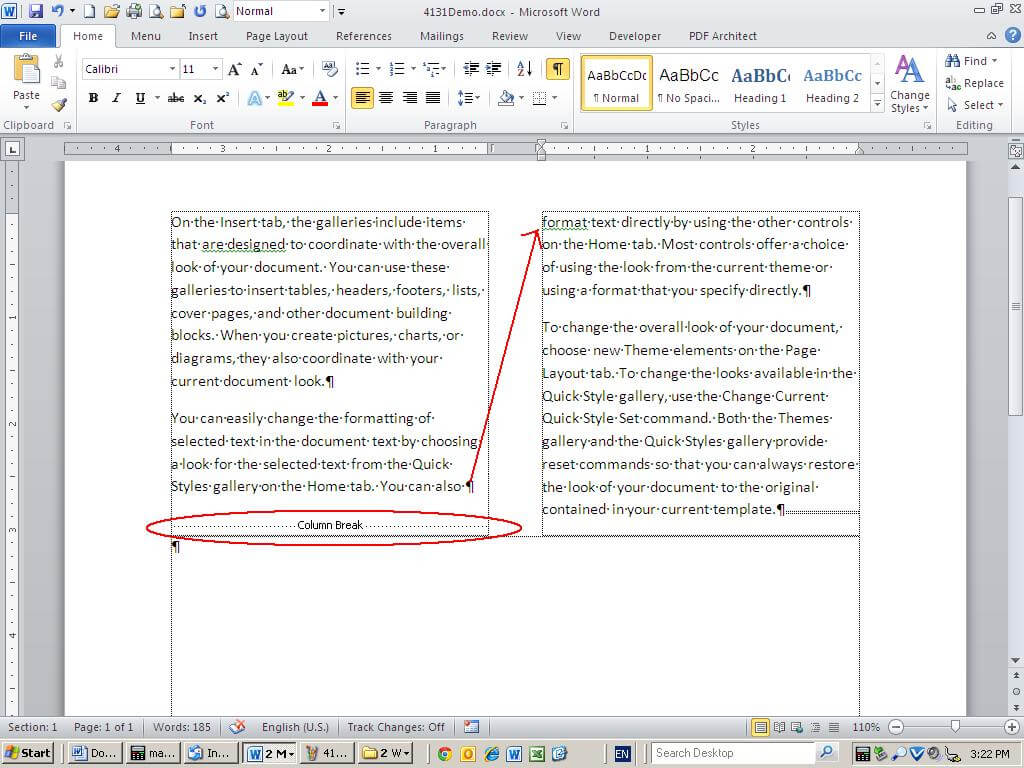 10 Tips For Working With Word Columns – Techrepublic Throughout 3 Column Word Template