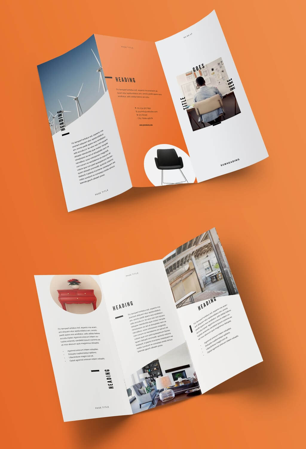 Tri Fold Brochure Template Indesign Free Download Professional Template Examples