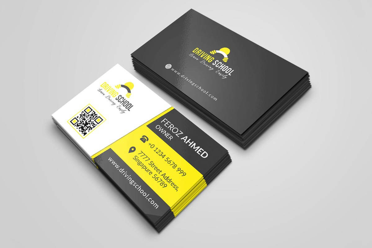 100 + Free Business Cards Templates Psd For 2019 – Syed Throughout Name Card Design Template Psd