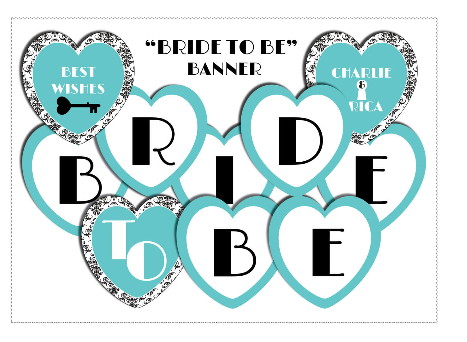 11 Best Photos Of Bride To Be Banner Template – Diy Bridal Throughout Bridal Shower Banner Template