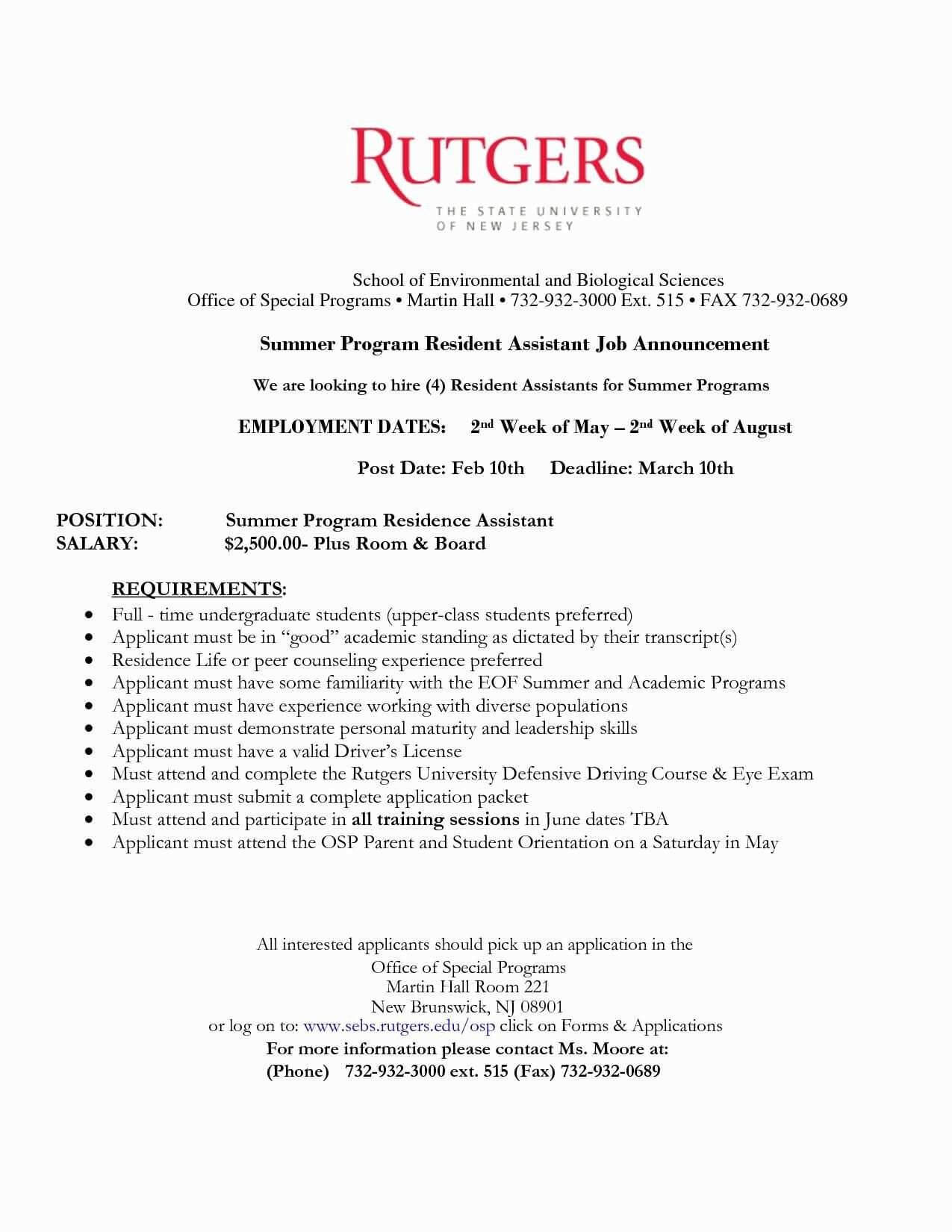 11 Rutgers Resume Template Ideas | Resume Ideas For Rutgers Powerpoint Template