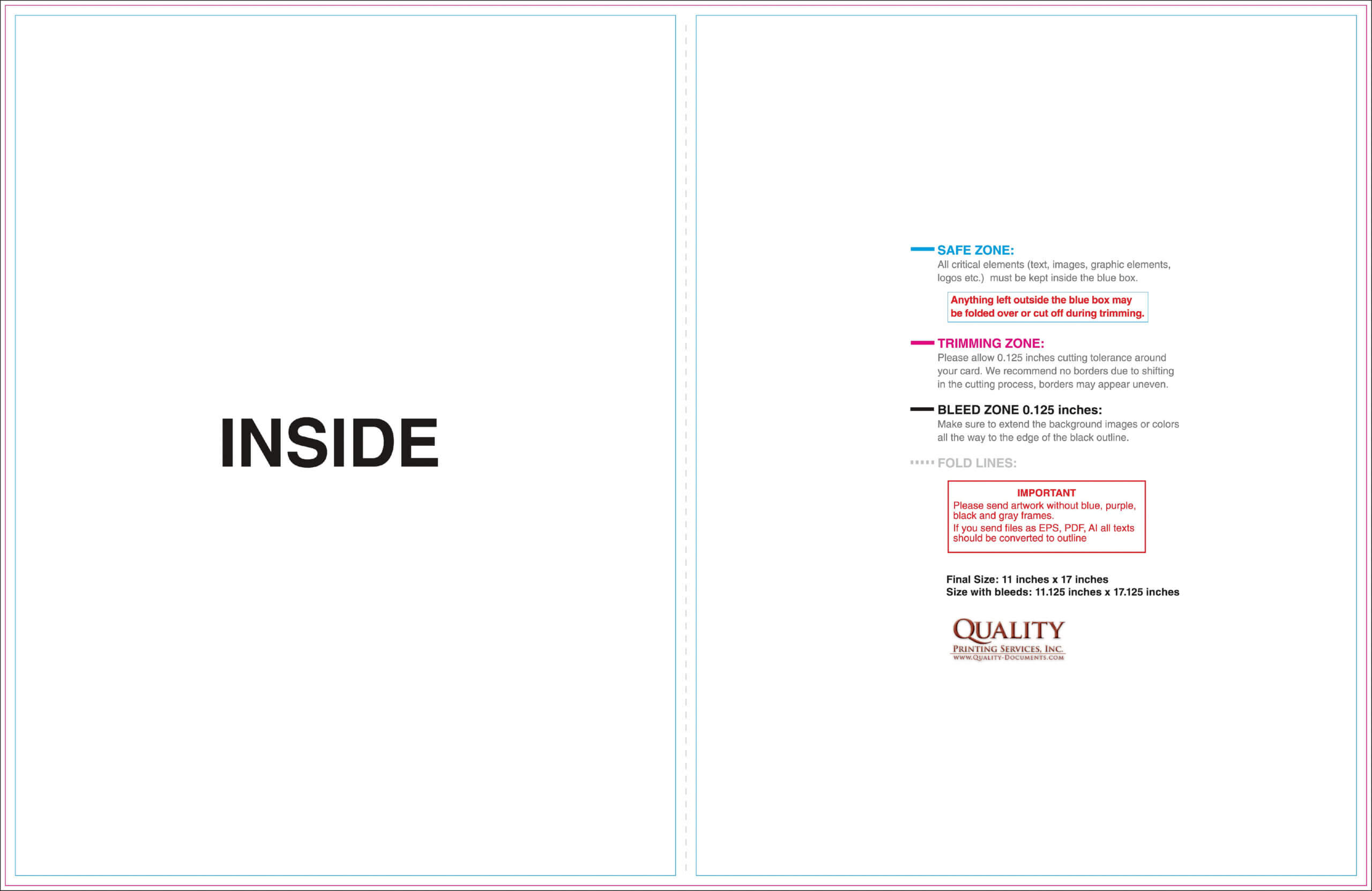 11×17 Brochure Template Philro Post – Carlynstudio Throughout 11X17 Brochure Template