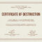 12 Certificate Of Destruction Template | Resume Letter Regarding Hard Drive Destruction Certificate Template