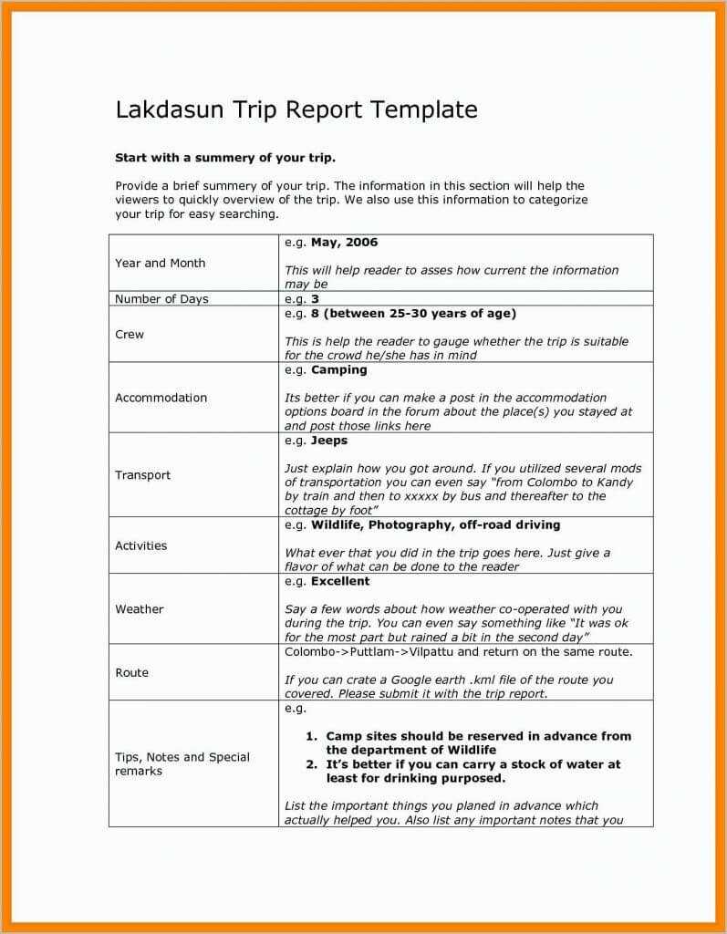 13 + Business Trip Report Examples – Pdf, Word, Apple Pages With Sales Trip Report Template Word