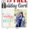 13 Free Photoshop Holiday Card Templates From Becky Higgins With Free Christmas Card Templates For Photoshop