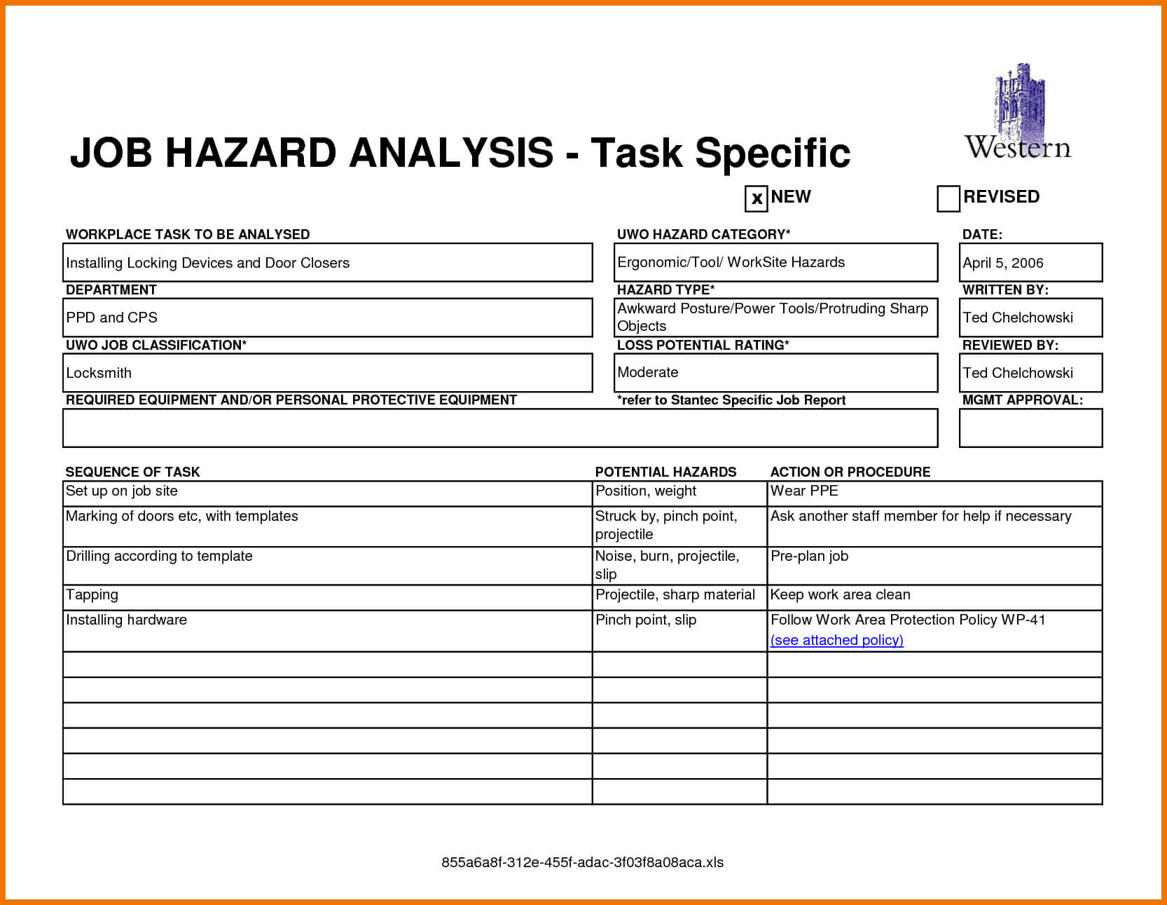 13+ Job Safety Analysis Examples - Pdf, Word, Pages | Examples Throughout Safety Analysis Report Template