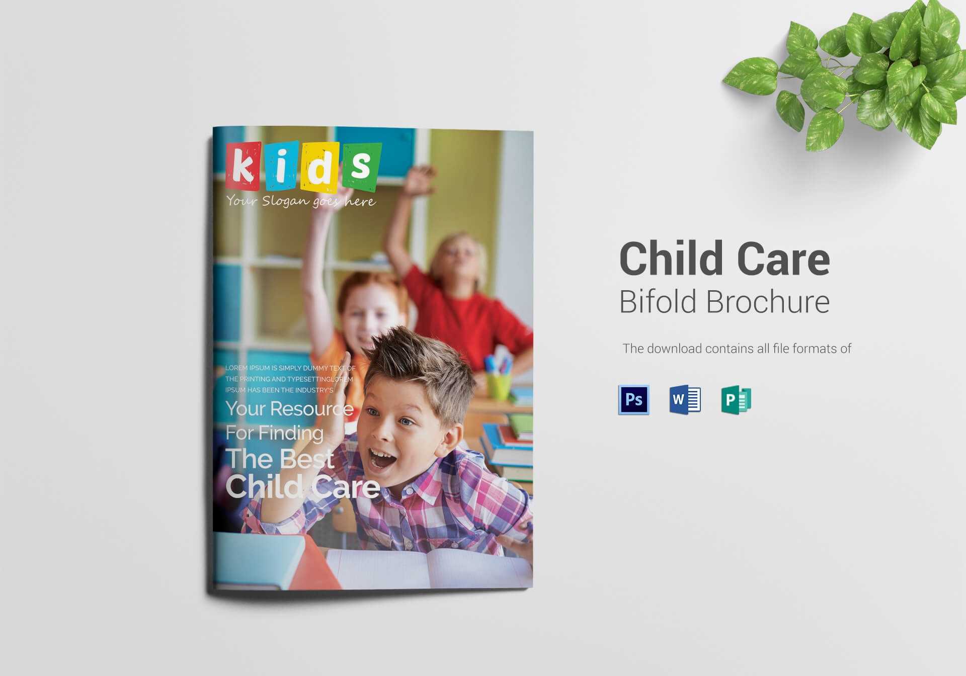 14+ Child Care Brochure Designs & Templates | Free & Premium Within Daycare Brochure Template