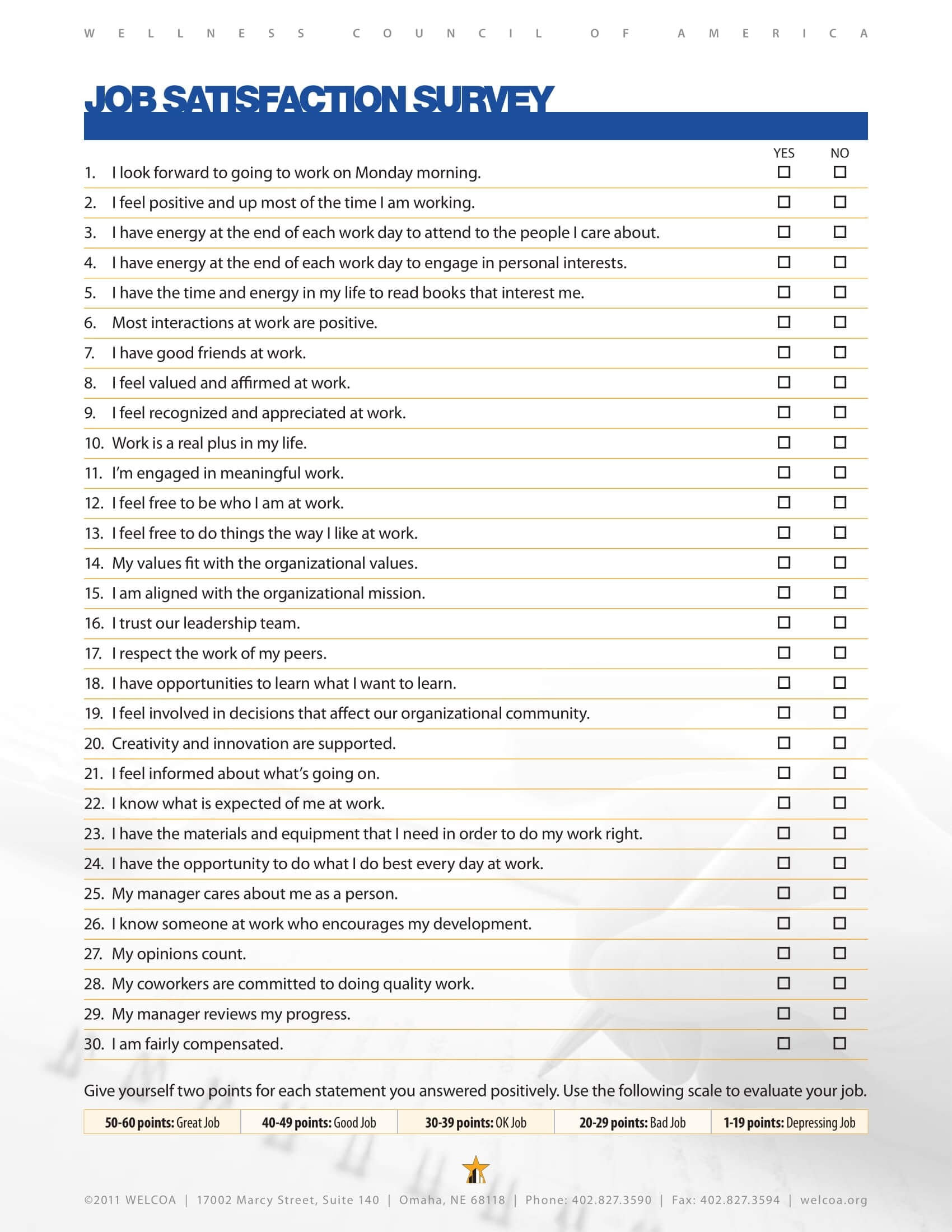 14+ Employee Satisfaction Survey Form Examples – Pdf, Doc With Employee Satisfaction Survey Template Word