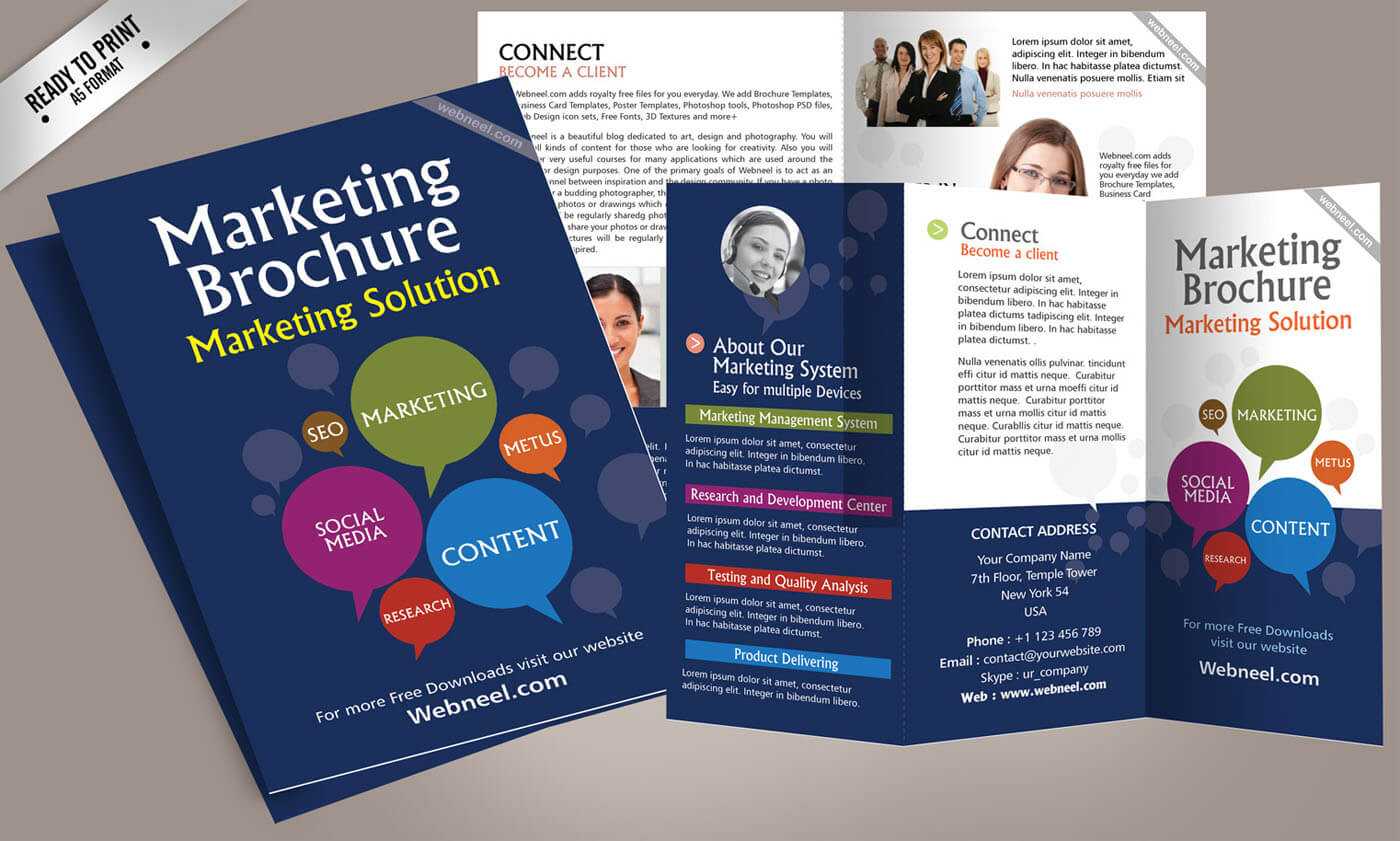 14 Marketing Brochure Design Template – Freedownload Regarding Creative Brochure Templates Free Download