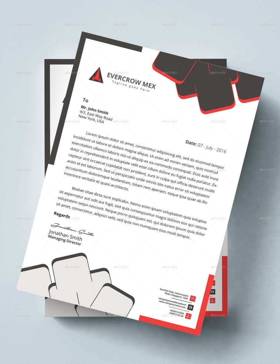 15+ Brand New Ms Word Letter Head Templates | Letterhead Within Free Letterhead Templates For Microsoft Word